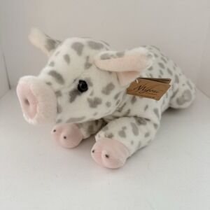 Aurora Miyoni 18" Spotted Piglet Plush Realistic Stuffed Animal Toy Tags